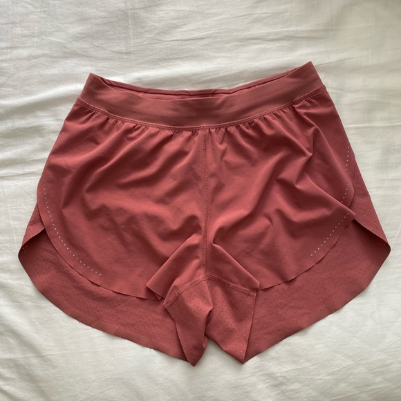 lululemon athletica Pants - Find your pace high rise 3” short in cherry tint